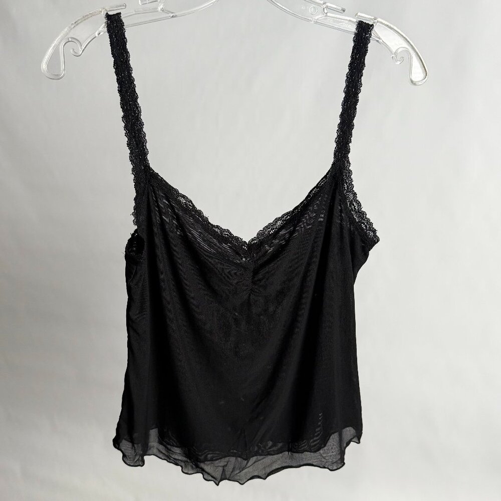 Brandy Melville Black Mesh Tank Top
